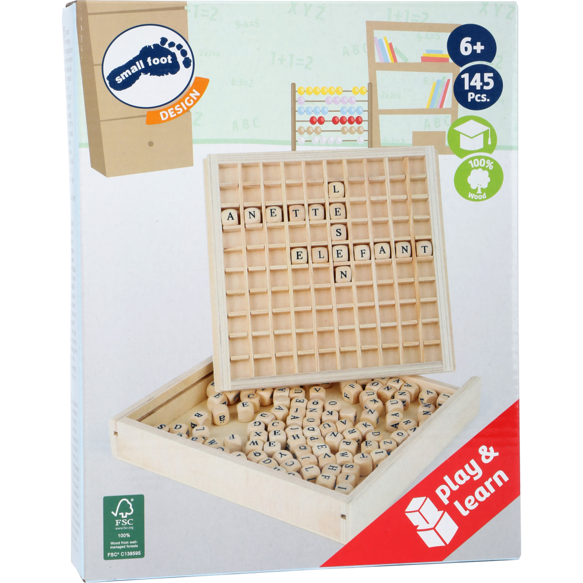 10952_legler_small_foot_Woerter_legen_FSC_100__Verpackung Creating Words Educate