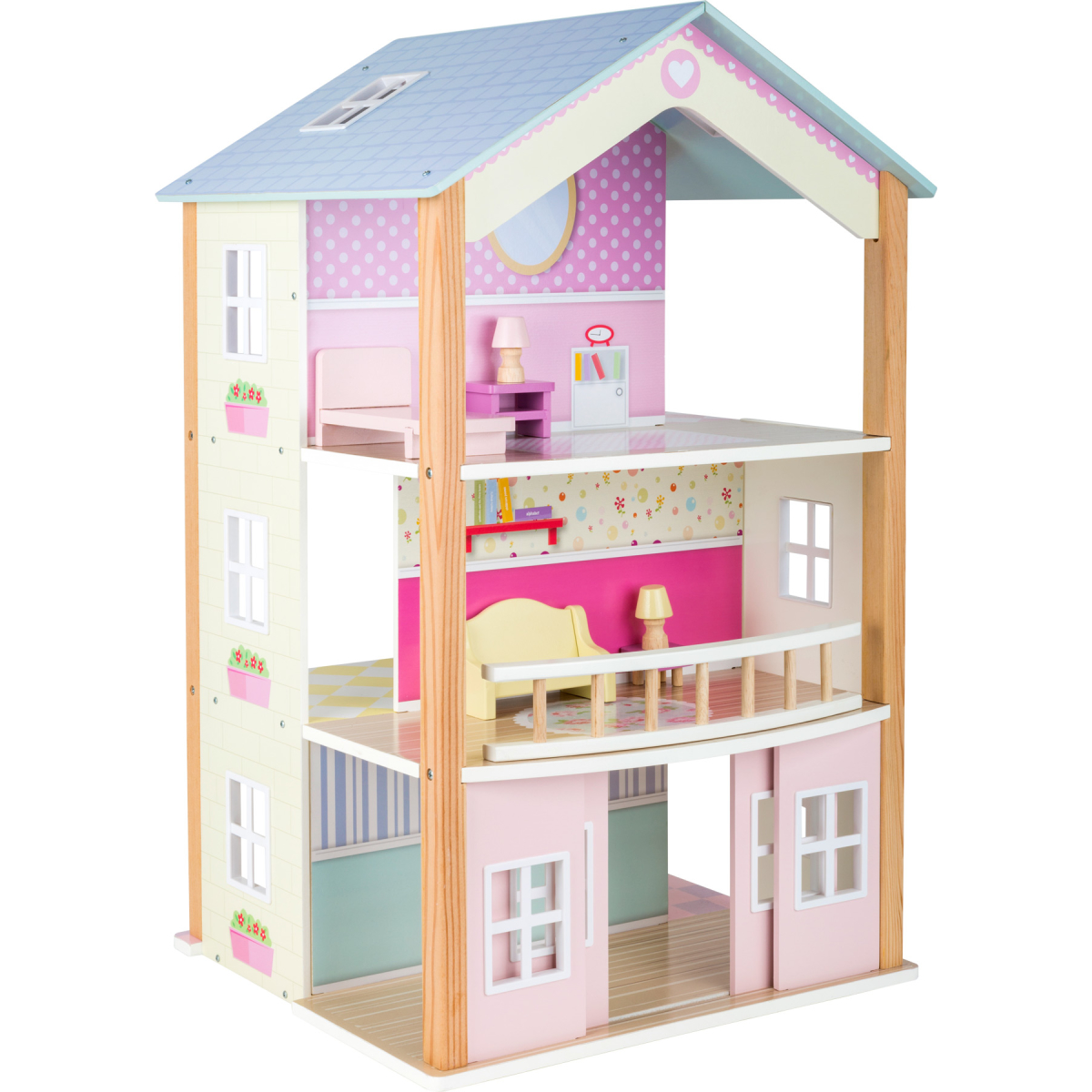 Doll S House 3 Storey Palace Rotatable