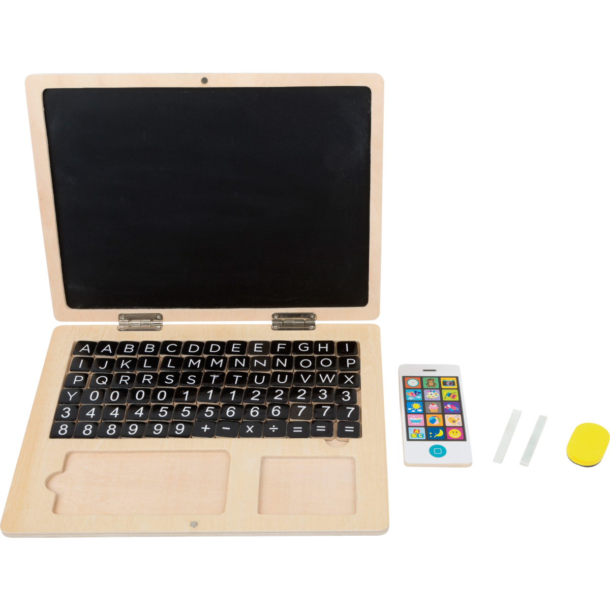 Wooden Laptop With Magnet Board