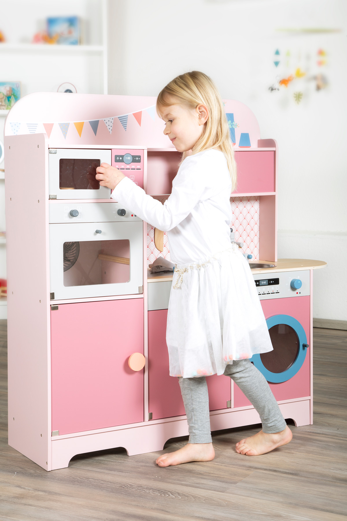 Children S Play Kitchen Gourmet Pink