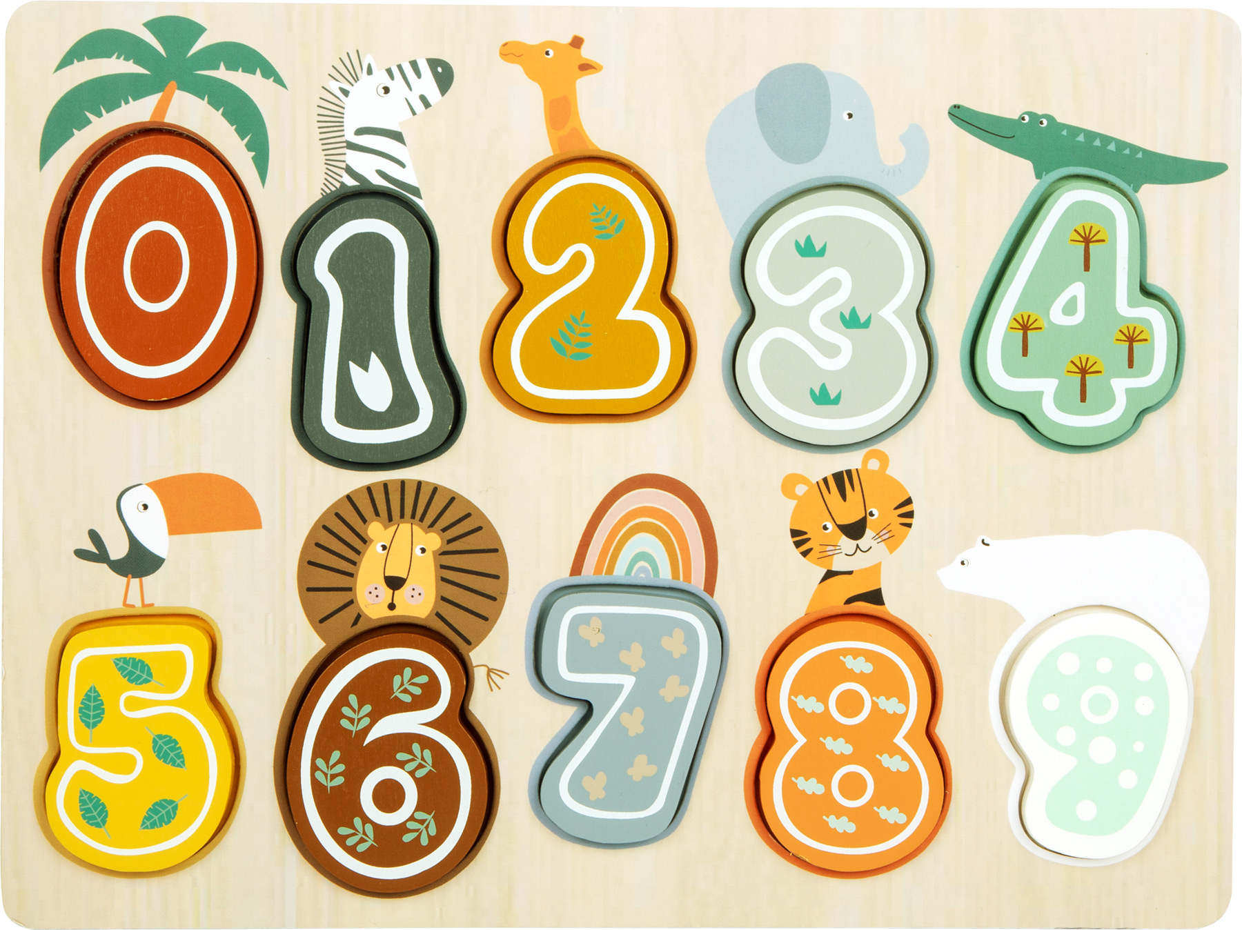Numbers Puzzle "Safari"