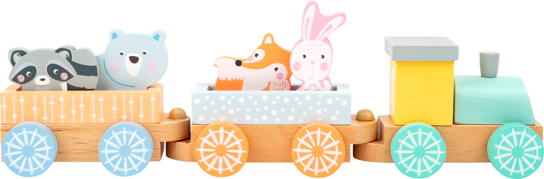 Pastel Wooden Train