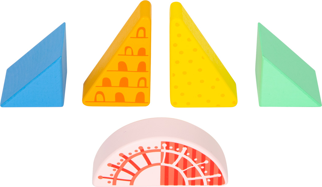 Wooden Building Blocks Fantasy World