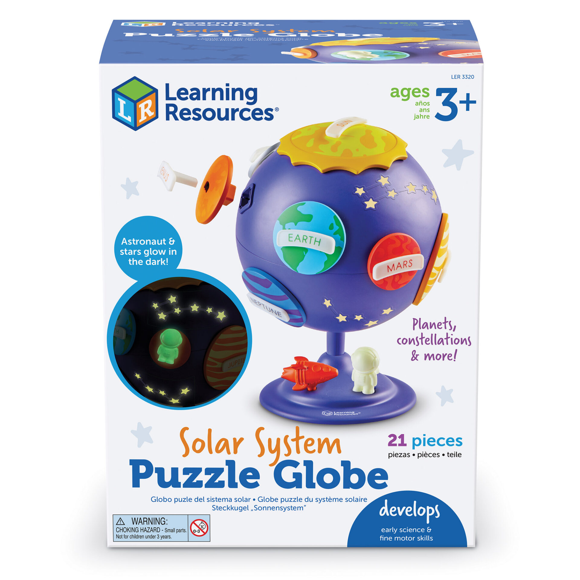 Solar System Puzzle Globe