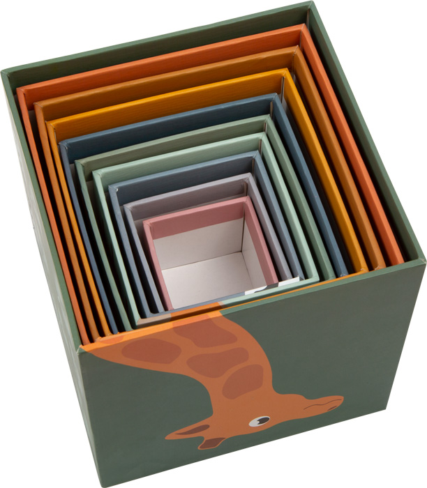 11957_legler_small_foot_Stapelwuerfel_Safari_f Stacking Cubes "Safari"