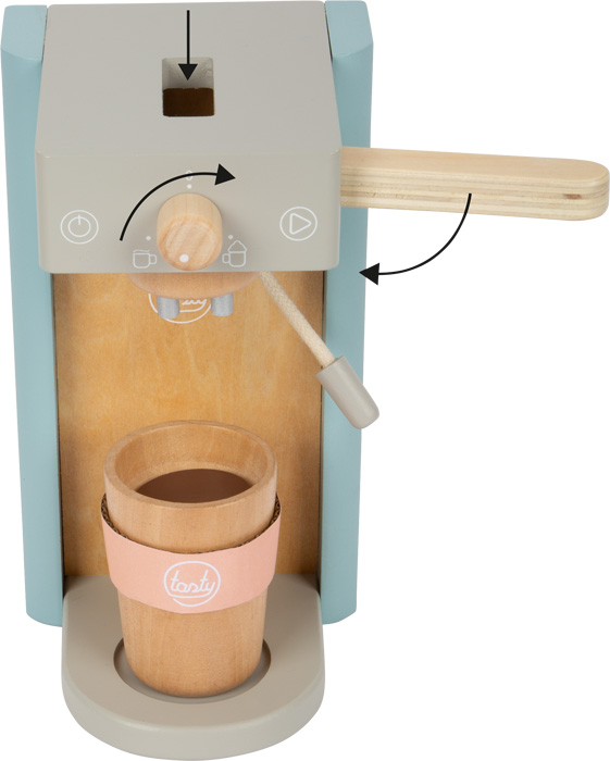 12247_legler_small_foot_Kaffeemaschinen_Set_Tasty_d_20211011 Coffee Machine Set "tasty"
