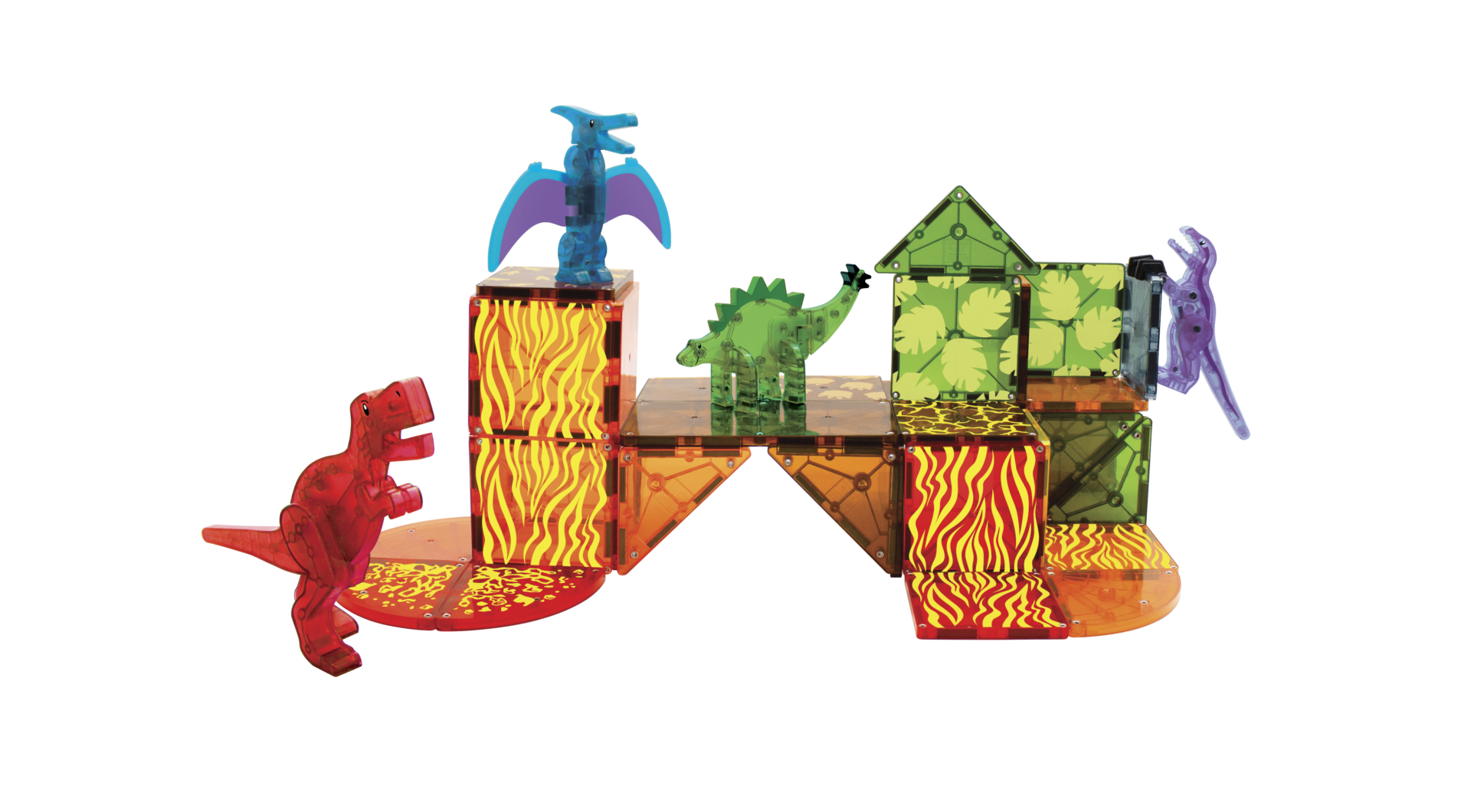 Dino World 40-Piece Set Magna-Tiles