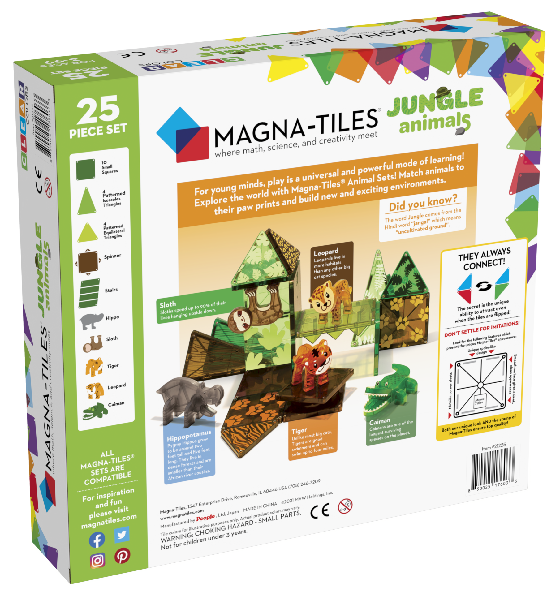 Jungle Animals 25-Piece Set