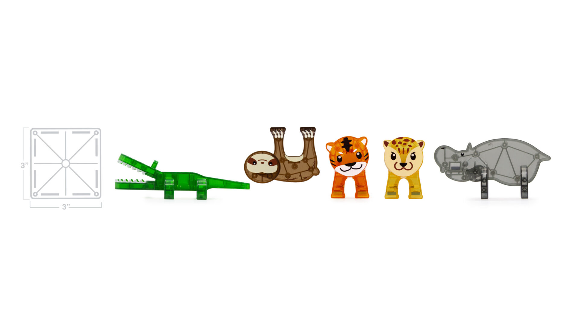 Jungle Animals 25-Piece Set