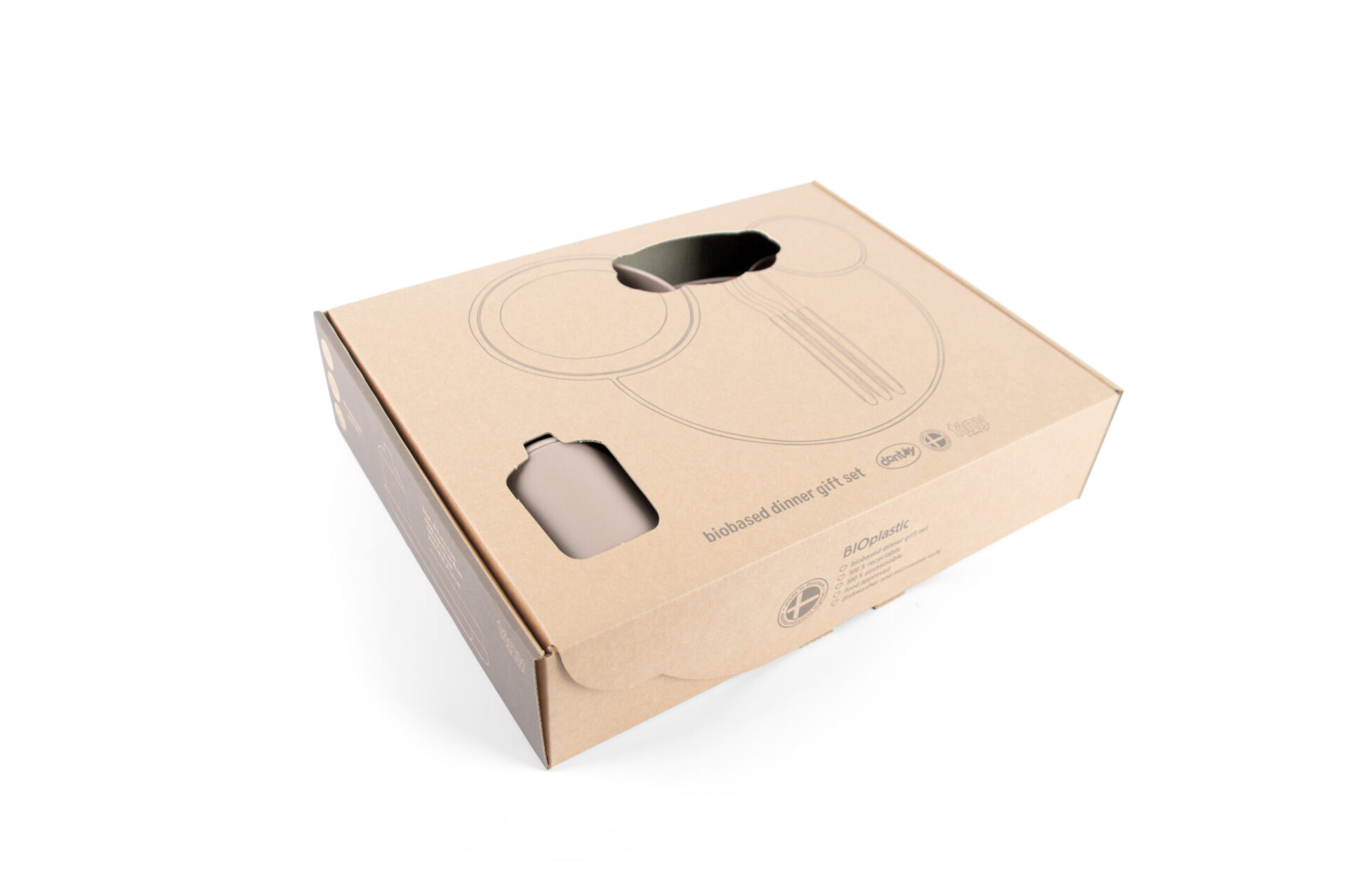 TINY BIOBASED DINNER GIFT SET - NUDE