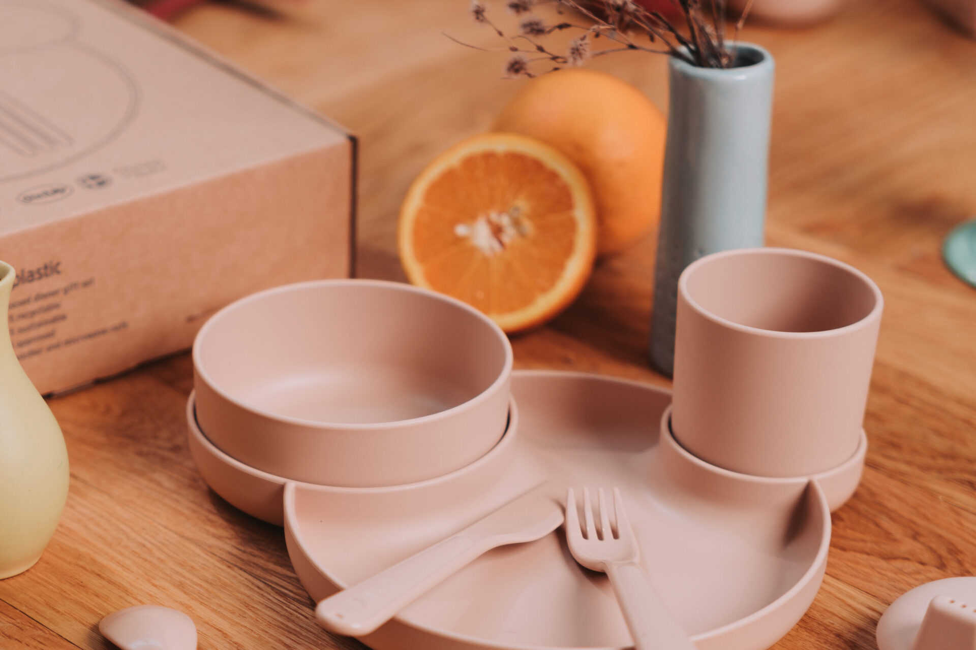 TINY BIOBASED DINNER GIFT SET - NUDE