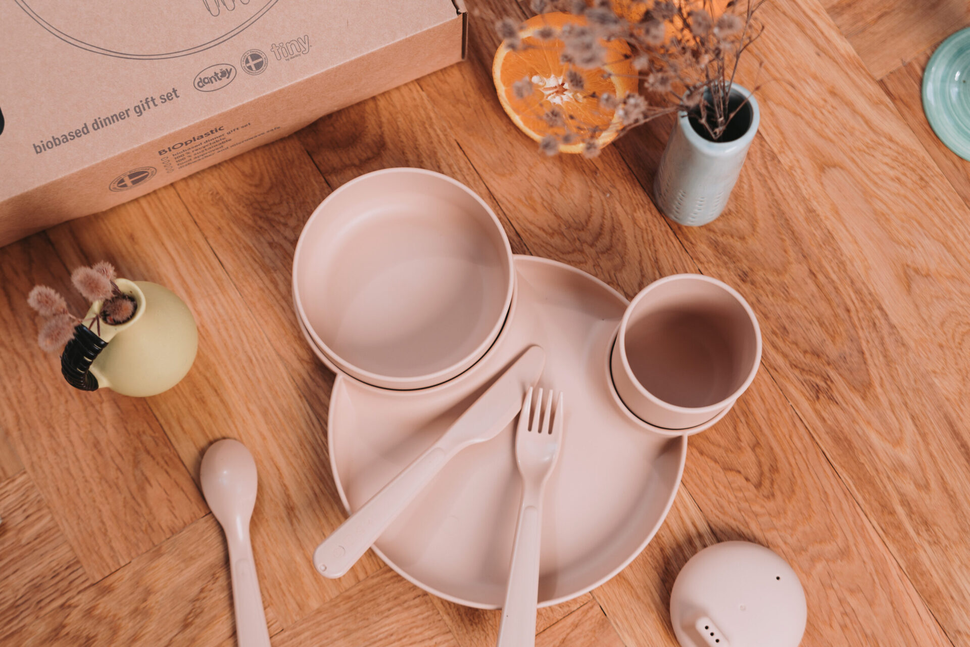 TINY BIOBASED DINNER GIFT SET - NUDE
