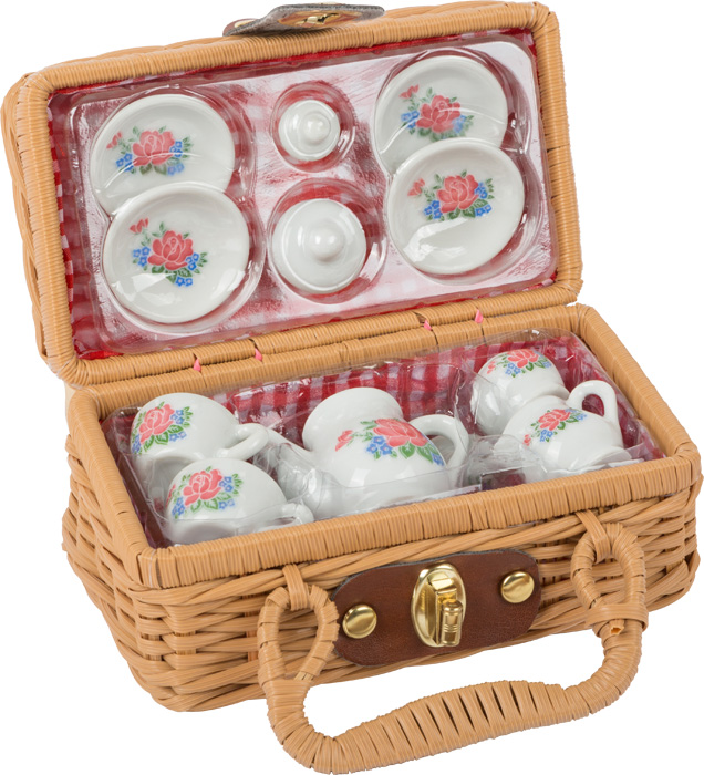 Porcelain Coffee Set in a Case