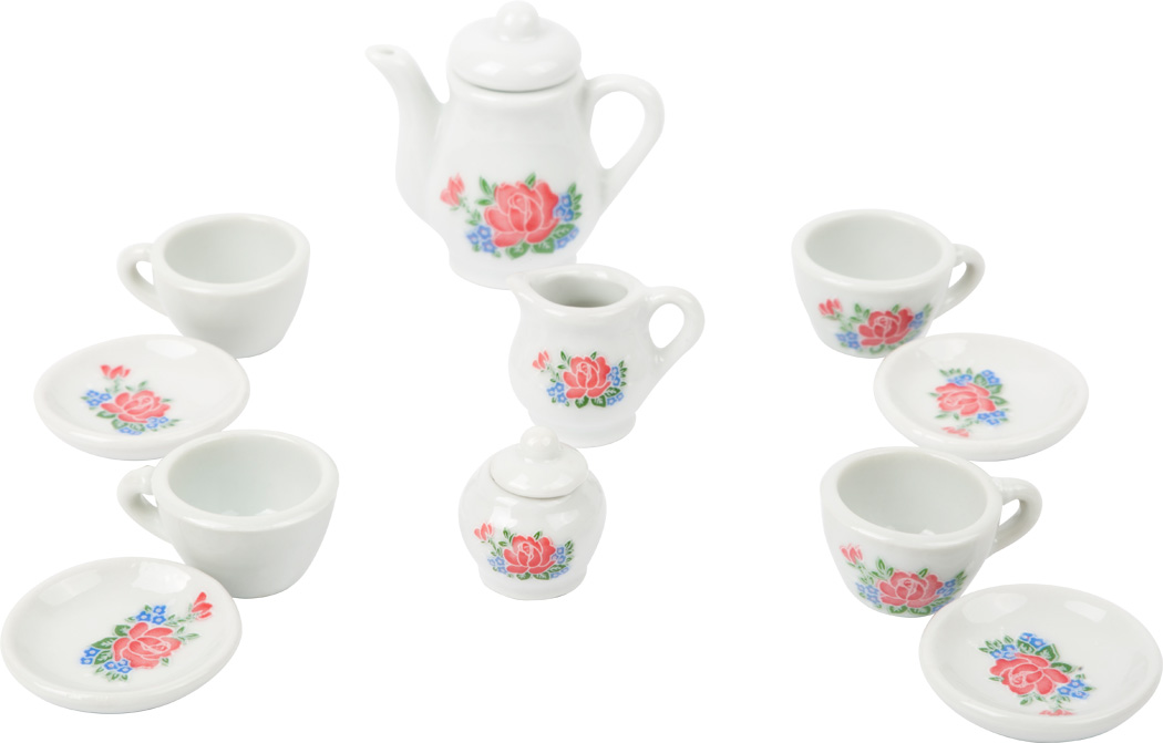 Porcelain Coffee Set in a Case