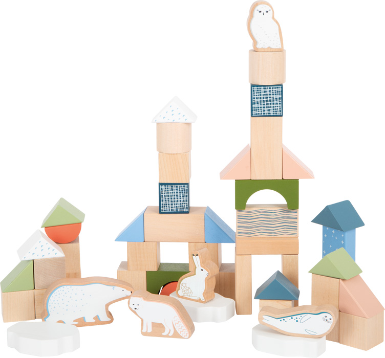Wooden Building Blocks "Arctic"