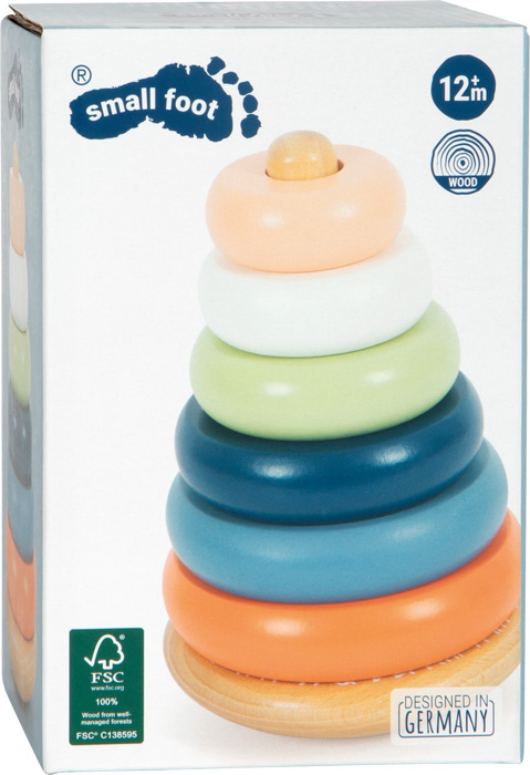 12444_small_foot_Stapelturm_Arctic_Verpackung Stacking Tower "Arctic"