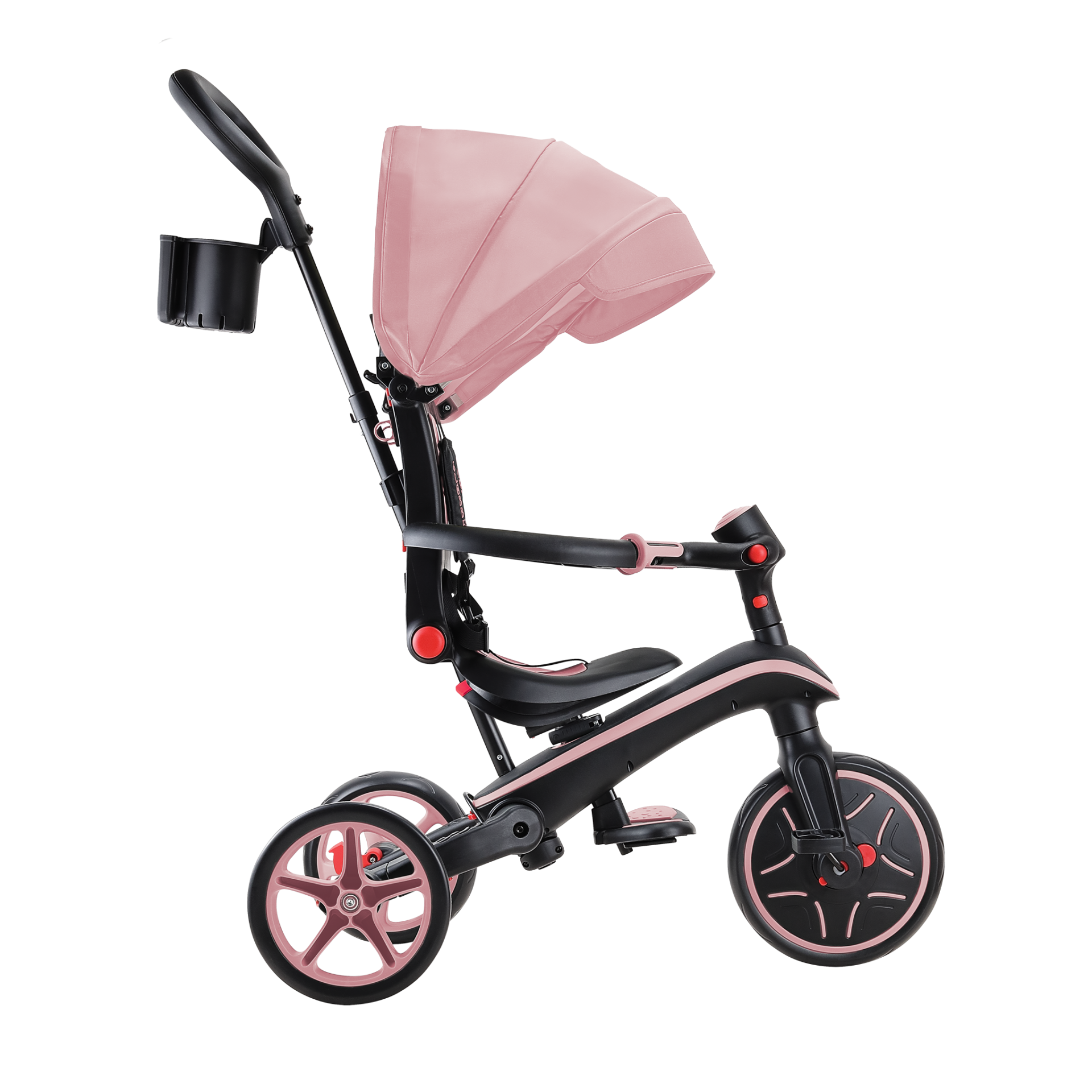 732-210_side_stage1 TRIKE EXPLORER FOLDABLE 4 EN 1 Deep Pastel Pink