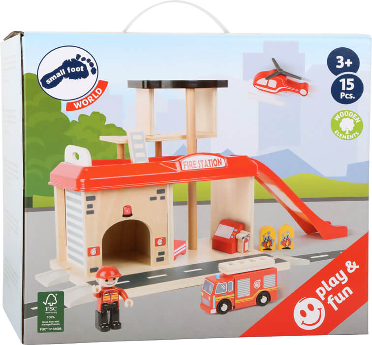 Fire Station with Accessories