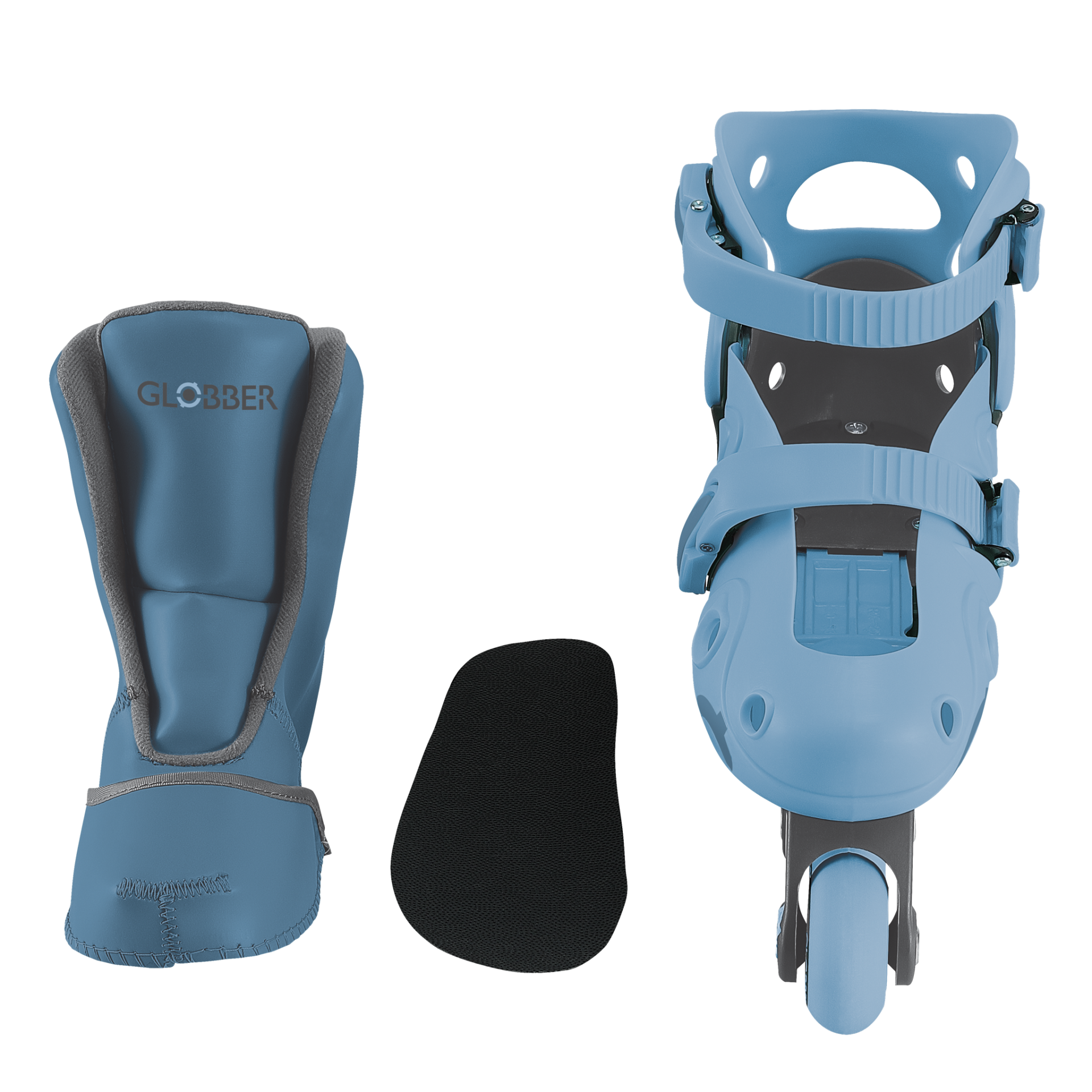780-200_parts LEARNING INLINE SKATE 2 TO 1 Size from 26 to 29 Blue