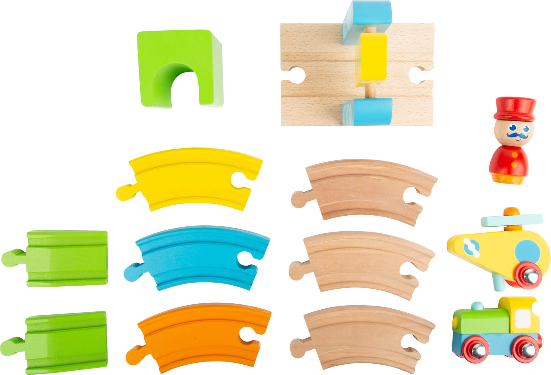 Junior Helicopter Wooden Toy Train
