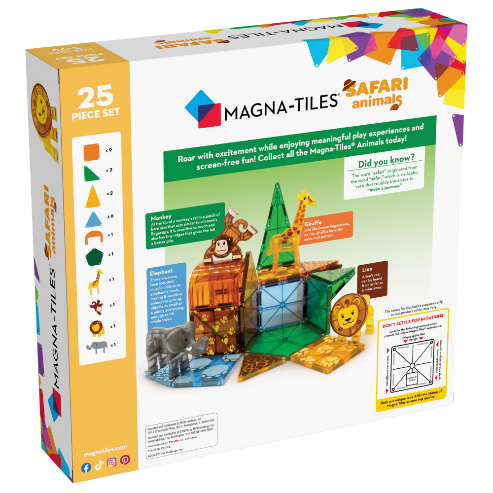 Safari Animals 25-Piece Set