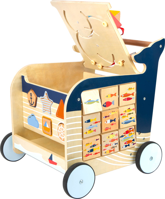 11608_small_foot_legler_Lauflernwagen_Wal_d Baby Walker Whale