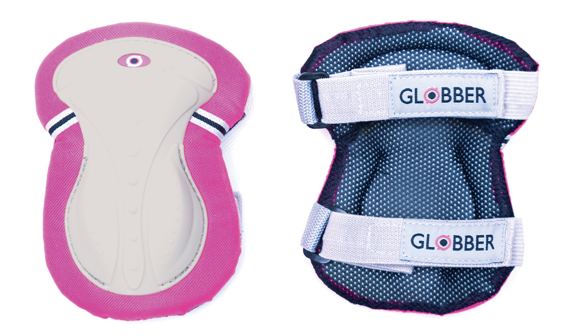 541-110_knee SET 3 PROTECTIONS JUNIOR XS (from 6 to 10 years) Pink