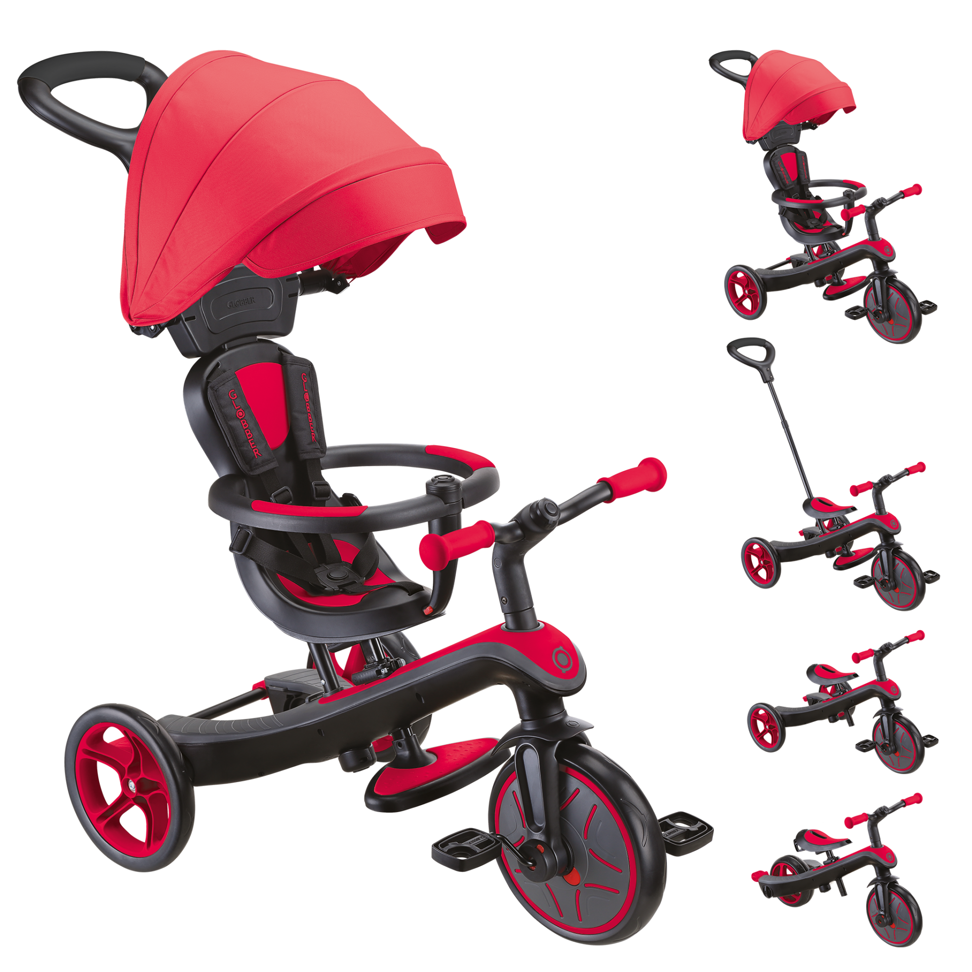 TRIKE EXPLORER V2 4 IN 1 Red