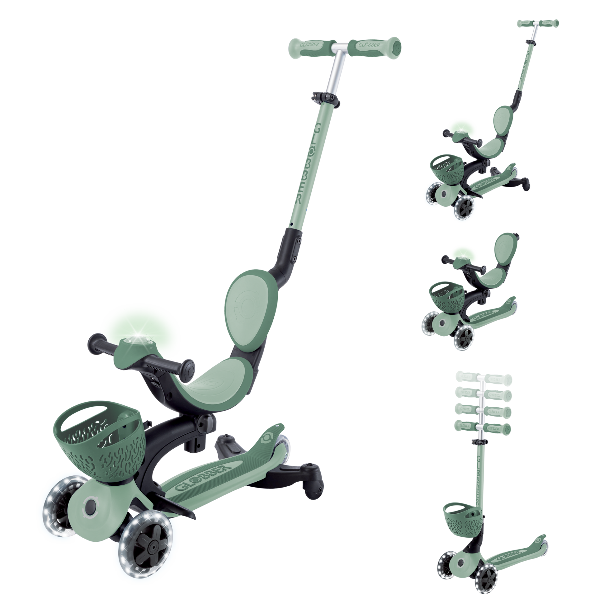 GO UP BABY 360? FLASH - LIGHTS Olive