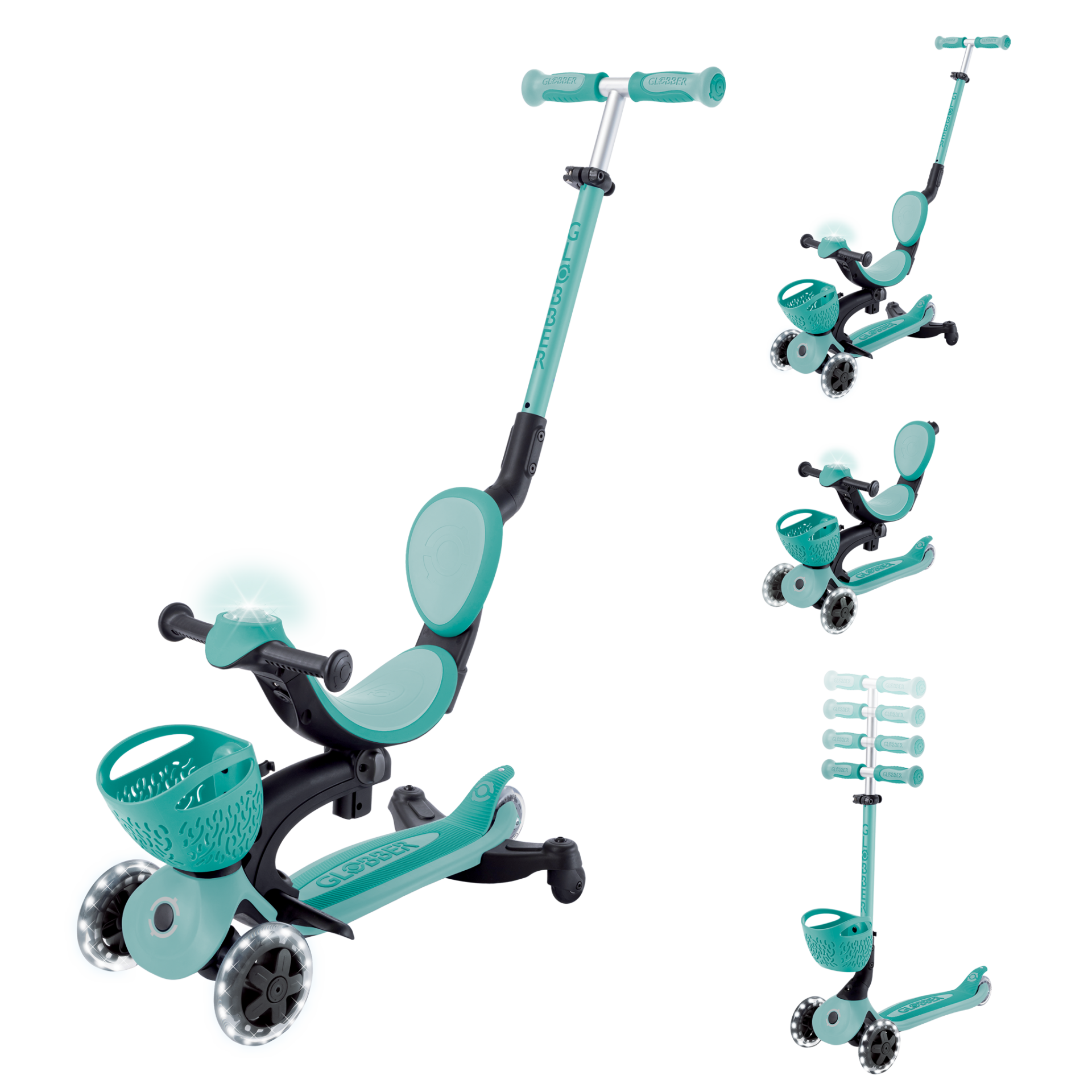 GO UP BABY 360? FLASH - LIGHTS   Pastel Mint