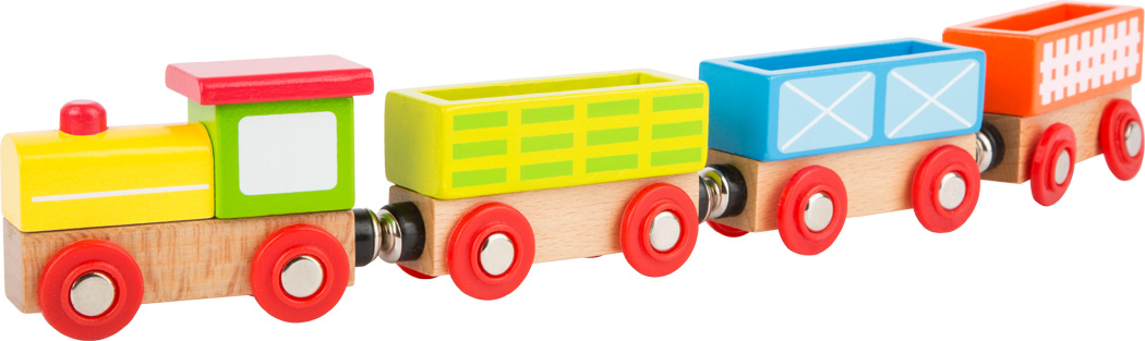 10504_Holzeisenbahn_Mein_Zoo_c Wooden Toy Train "My Zoo"