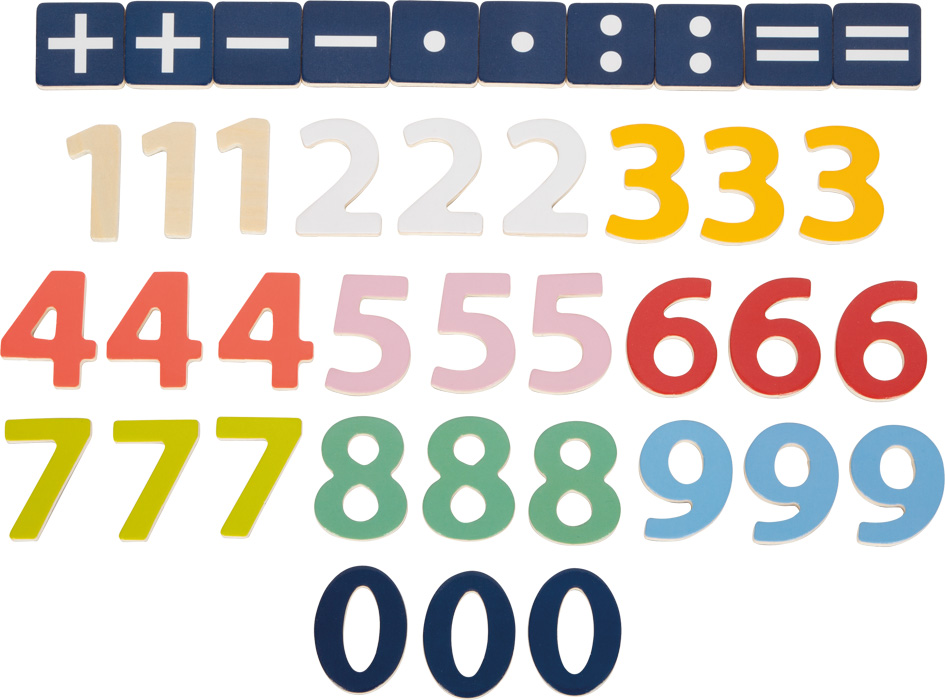 Colourful Magnetic Numbers
