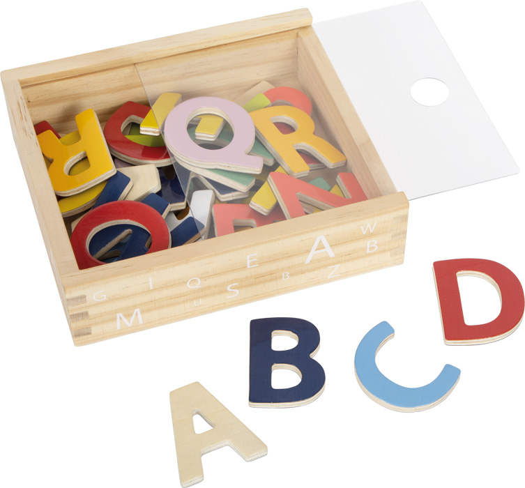 Colourful Magnetic Letters