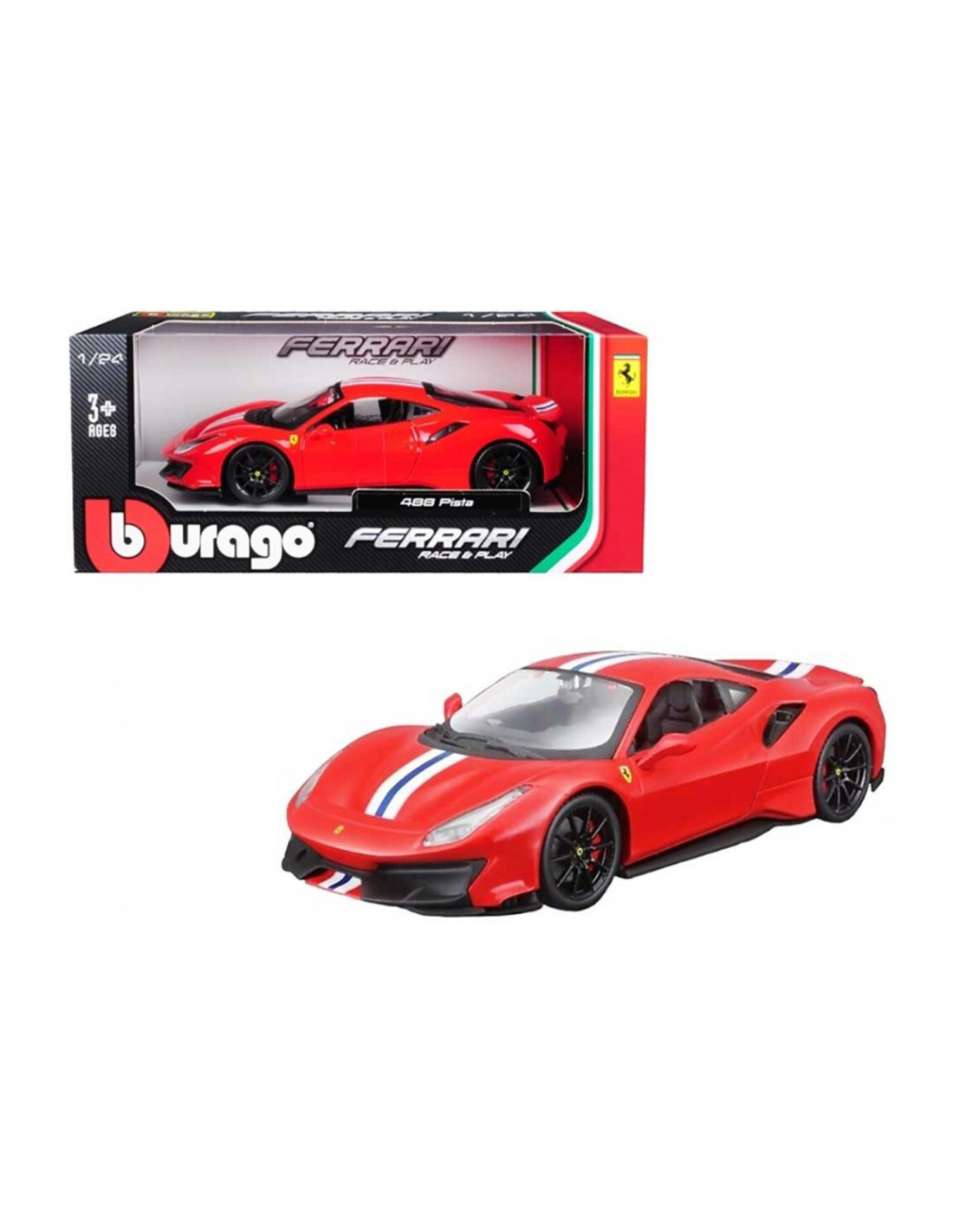 Bburago Ferrari 488 Pista 1 24