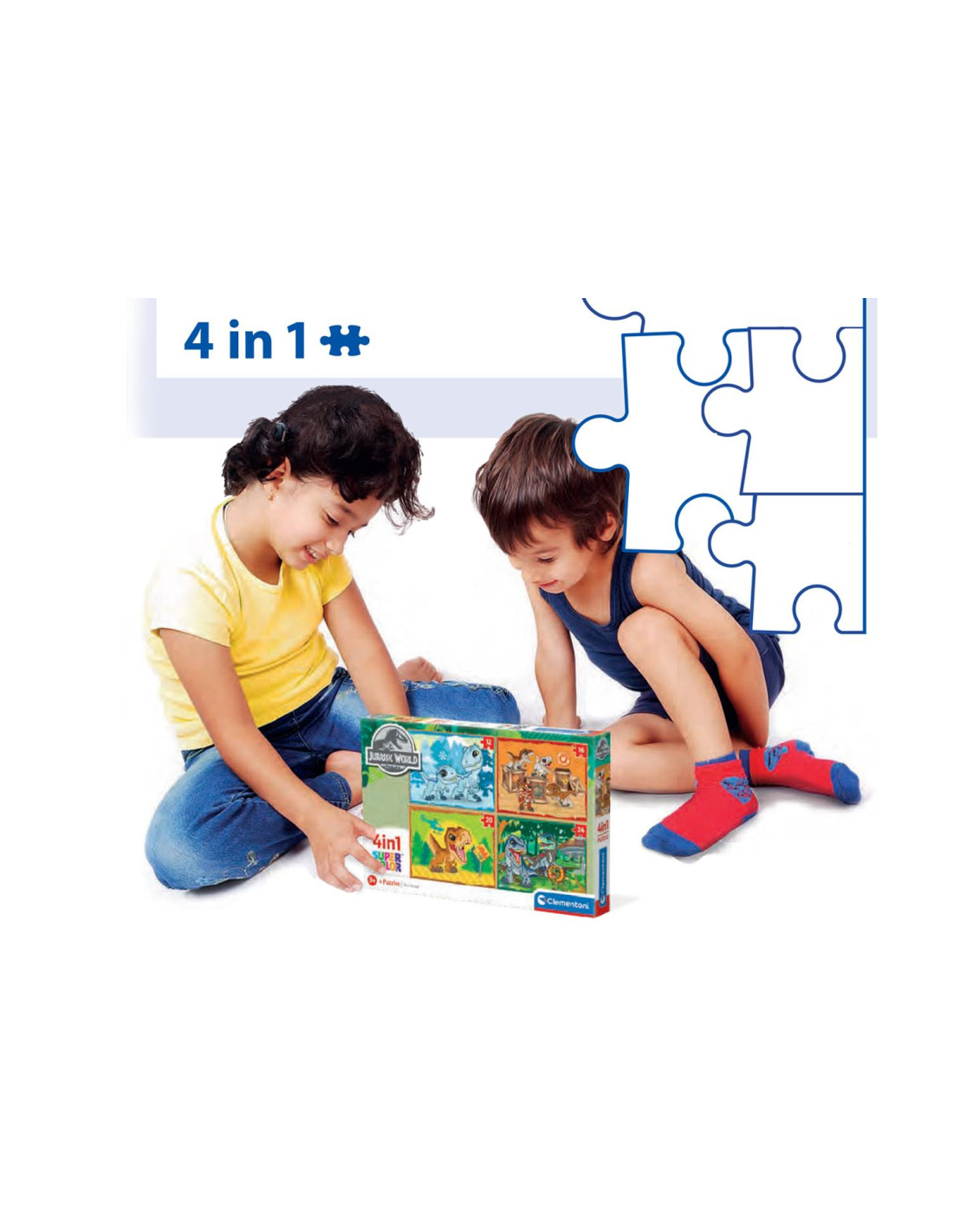 CLE87427 Puzzle 4IN1 assortiti