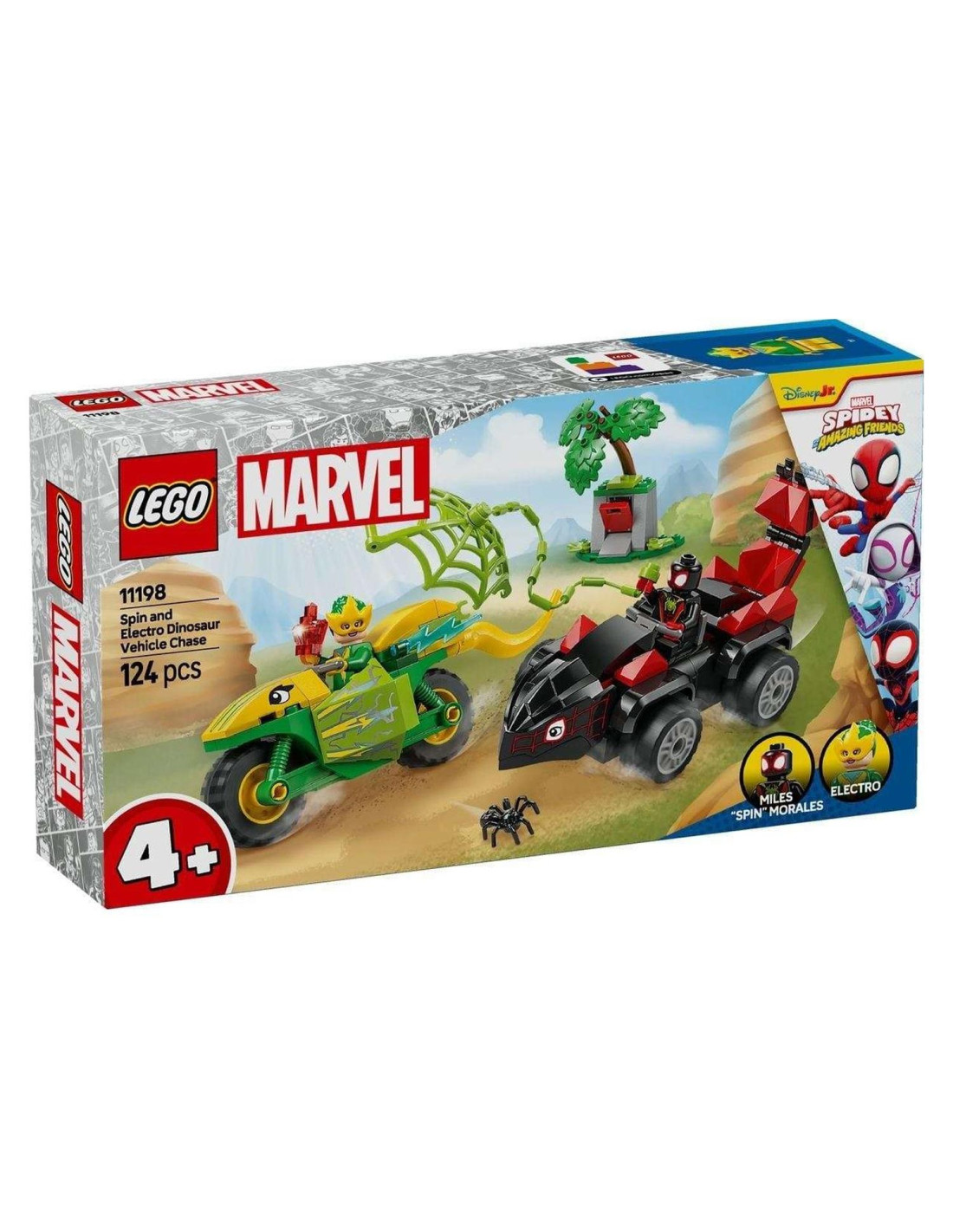 LEG11198 Spidey Inseguimento sui Dino Veicoli