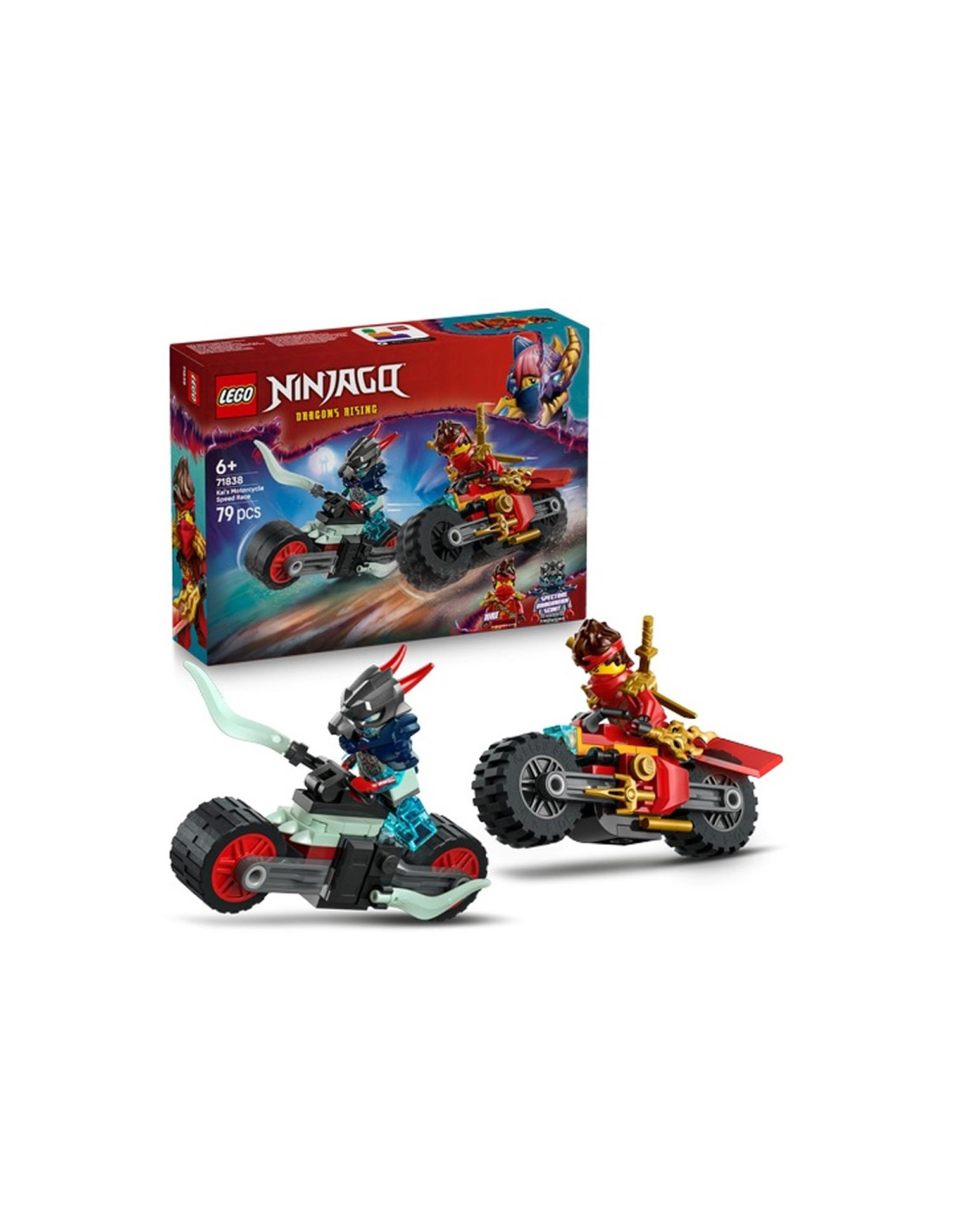Ninjago Gara di velocità sulla moto di K