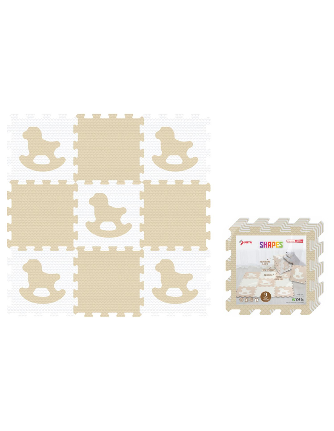 Tappeto Puzzle Baby Pony 9pz
