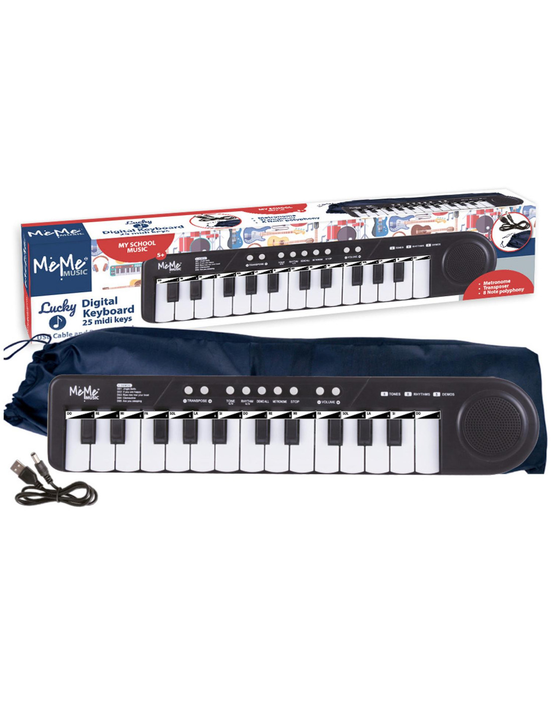 Lucky Tastiera School Music 25T con Cust