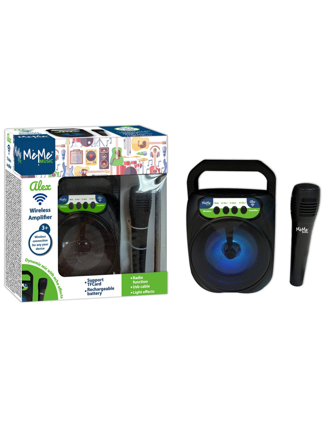 Alex Amplificatore Wireless Radio e Micr