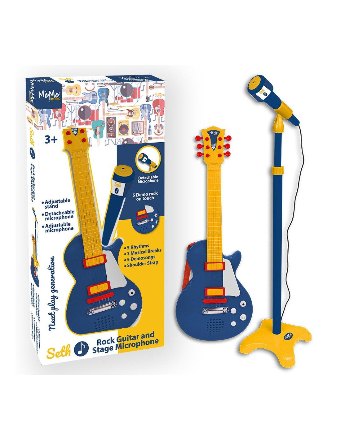 Seth Chitarra Rock e Asta Microfono