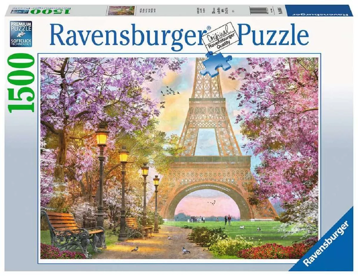 RAVENSBURGER 160006 PARIS ROMANCE 1500PC JIGSAW PUZZLE