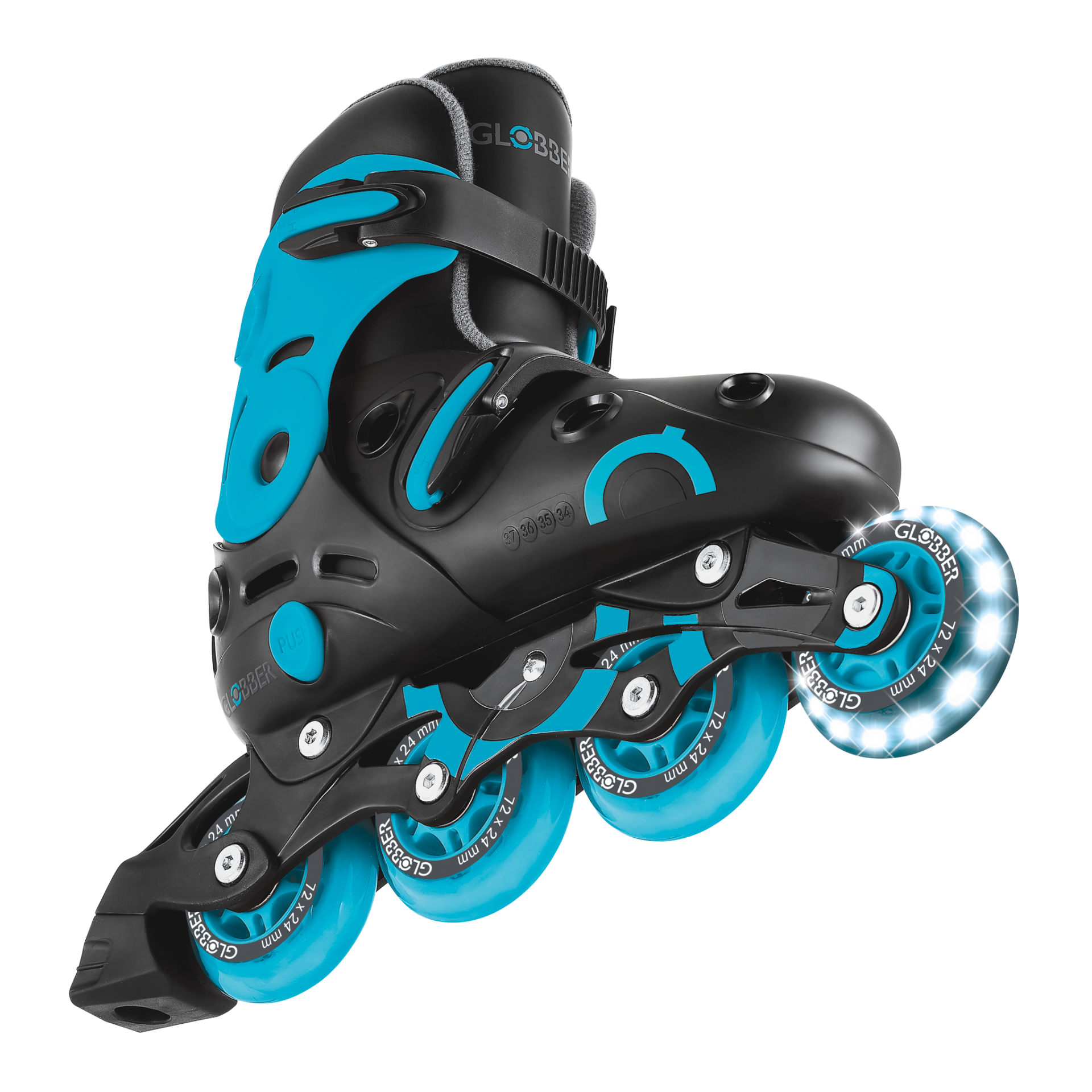 785-100_R_bottom GO-SKATE INLINE SKATE Size from 34 to 37 Blue/Black