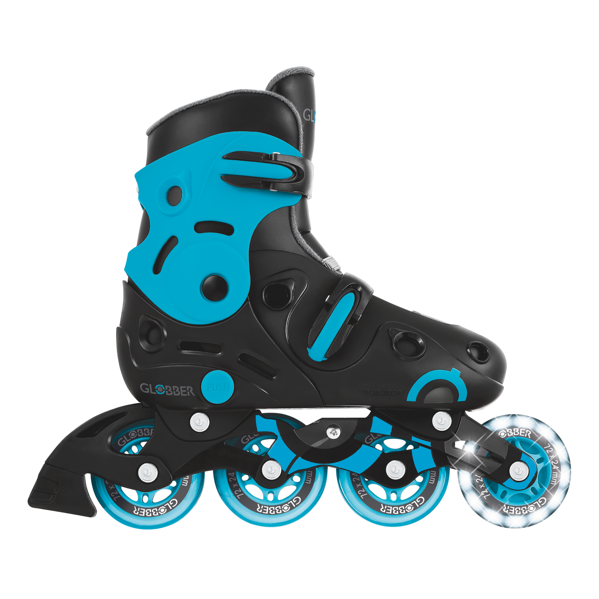 785-100_right_side GO-SKATE INLINE SKATE Size from 34 to 37 Blue/Black