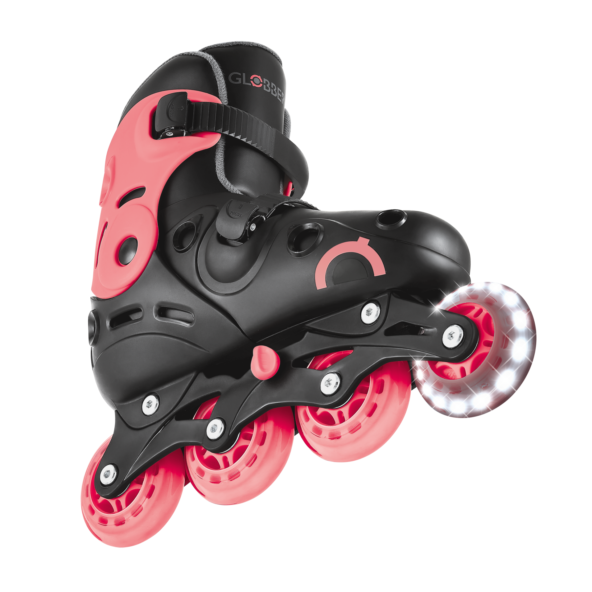 785-110_L_bottom_adj_button GO-SKATE INLINE SKATE Size from 34 to 37 Pink