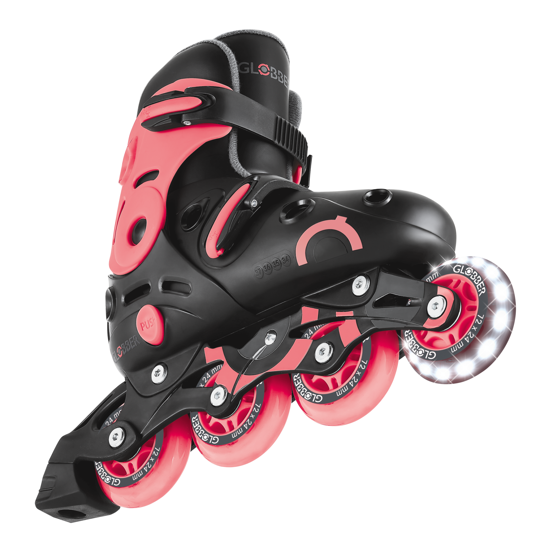 785-110_R_bottom GO-SKATE INLINE SKATE Size from 34 to 37 Pink