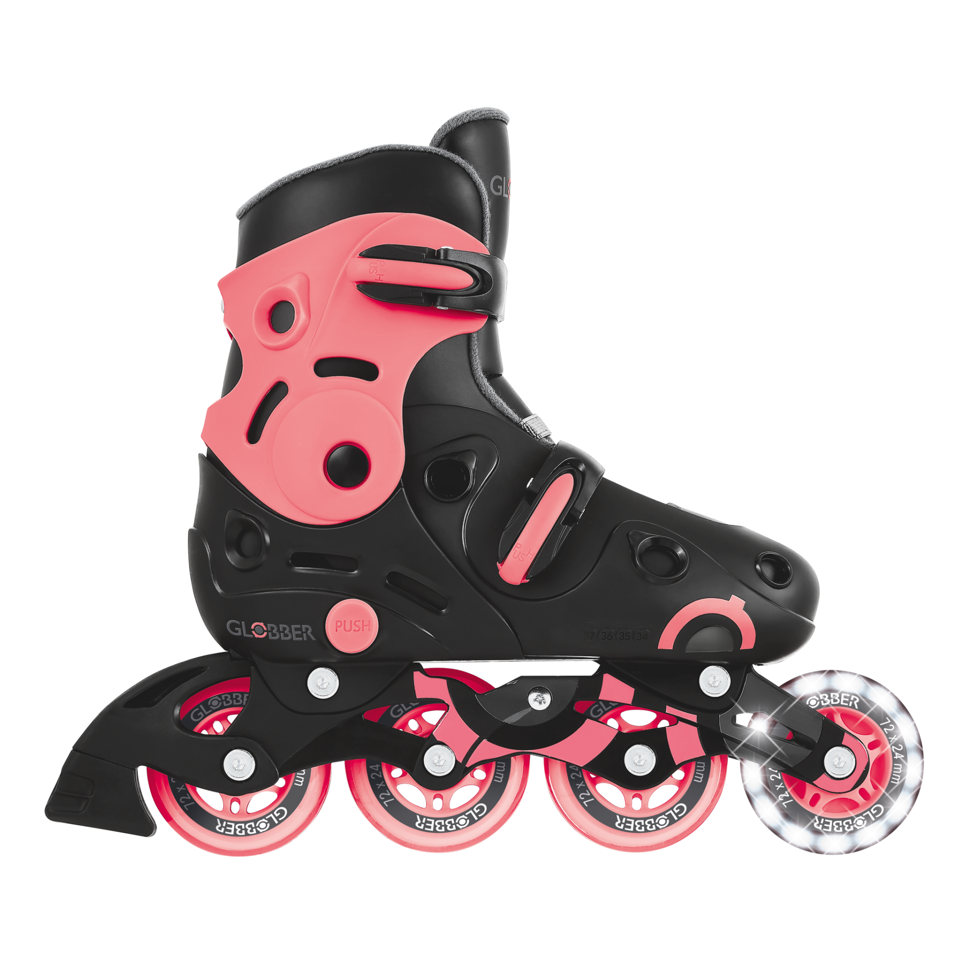 785-110_right_side GO-SKATE INLINE SKATE Size from 34 to 37 Pink