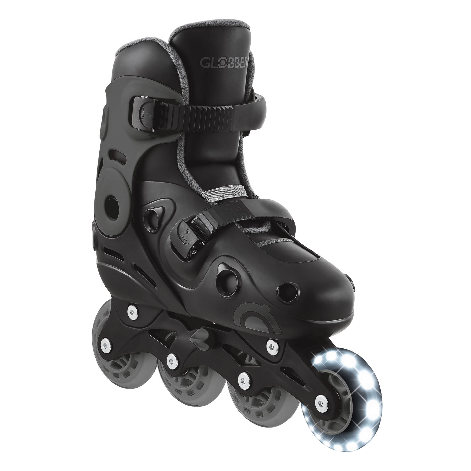 GO-SKATE INLINE SKATE Size from  34 to 37 Grey/Black