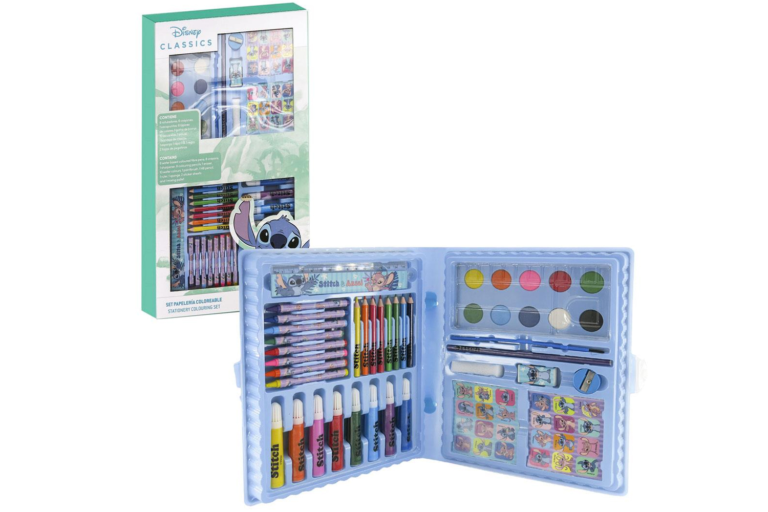 Set Cancelleria Colorabile Stitch