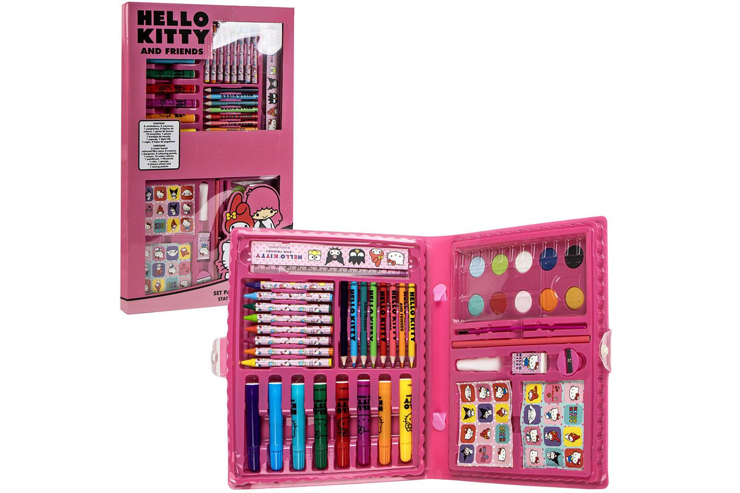 Set Cancelleria Colorabile Hello Kitty